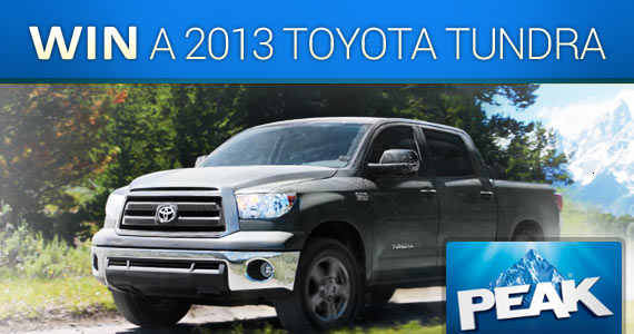 Win a 2013 Toyota Tundra