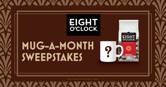 Eight O Clock Coffee Weekly Giveaway