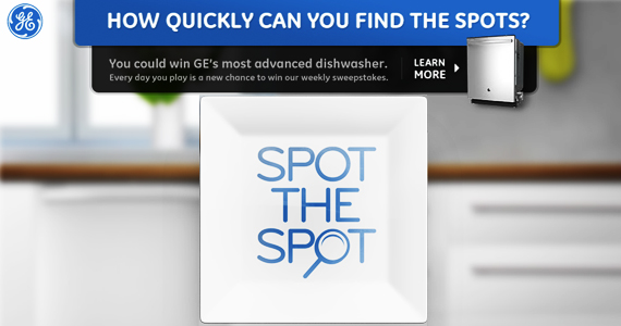 Play ‘Spot the Spot’ to Win a GE Dishwasher