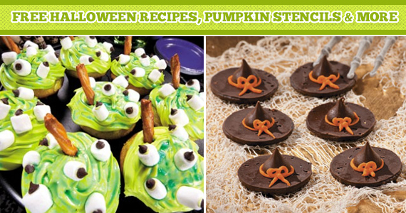 Get Free Halloween Recipes, Pumpkin Stencils & More